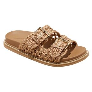 Women's Kylie Woven Two Band Footbed Sandals - Universal Thread Sz 5.5
